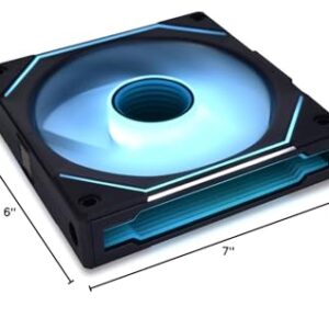 Lian Li UNI Fan SL-INF 120 RGB Infinity Mirror ARGB 120mm Black Desktop Computer Fan