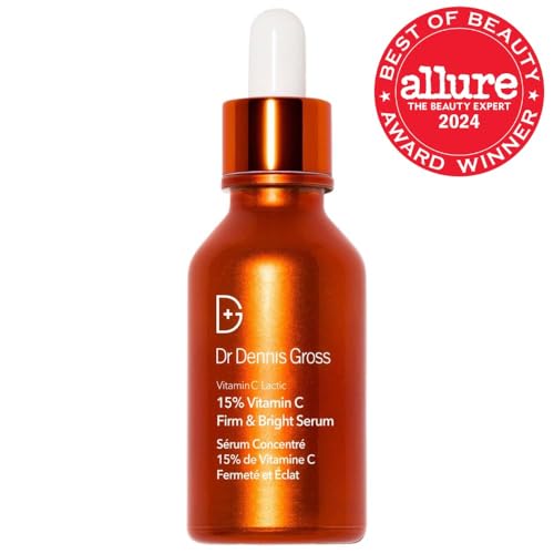 Dr Dennis Gross Vitamin C Lactic 15% Firm & Brighten Serum: Visibly Improve Signs of Aging, 1 oz