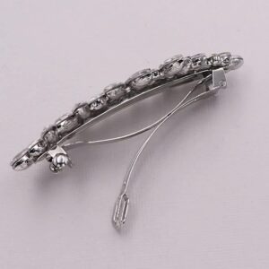 E EMZHOLE Hair Barrettes Crystal Hairpin for Women and Girls Flower Design Rhinestone Hair Clips Bridal Bridesmaid Hair Accessories (01) (01)