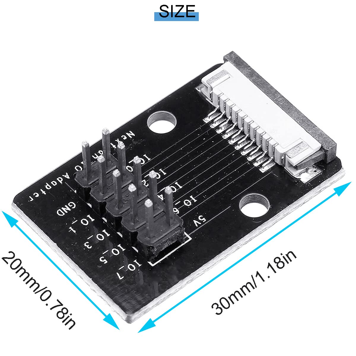 DKARDU Nextion IO Adapter GPIO Expansion Board with FFC Cable Dupont Cable for Nextion Enhanced 2.4" 2.8" 3.2" 3.5" 4.3" 5" 7 Intelligent Display 7 10.1 inch