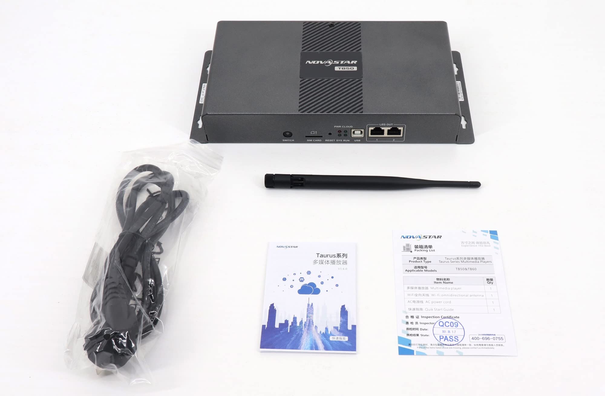 Novastar TB50 Playback Box (Upgraded Version of TB6 Tb6),DHL Fast delivery time About 5-6days