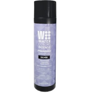 watercolors intense color shampoo 8.5 oz metallic silver