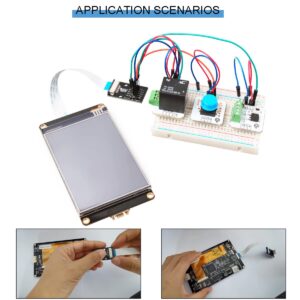 DKARDU Nextion IO Adapter GPIO Expansion Board with FFC Cable Dupont Cable for Nextion Enhanced 2.4" 2.8" 3.2" 3.5" 4.3" 5" 7 Intelligent Display 7 10.1 inch