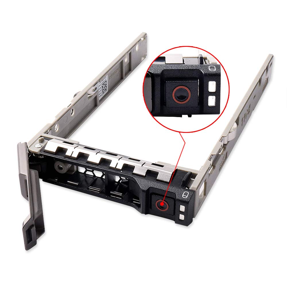 2pcs Pack 2.5" inch 8FKXC 08FKXC SAS SATA Hard Drive HDD Tray Caddy Compatible for Dell PowerEdge R630 R730 R730XD T630 R430 T430 PowerVault MD1420 MD3420 Series