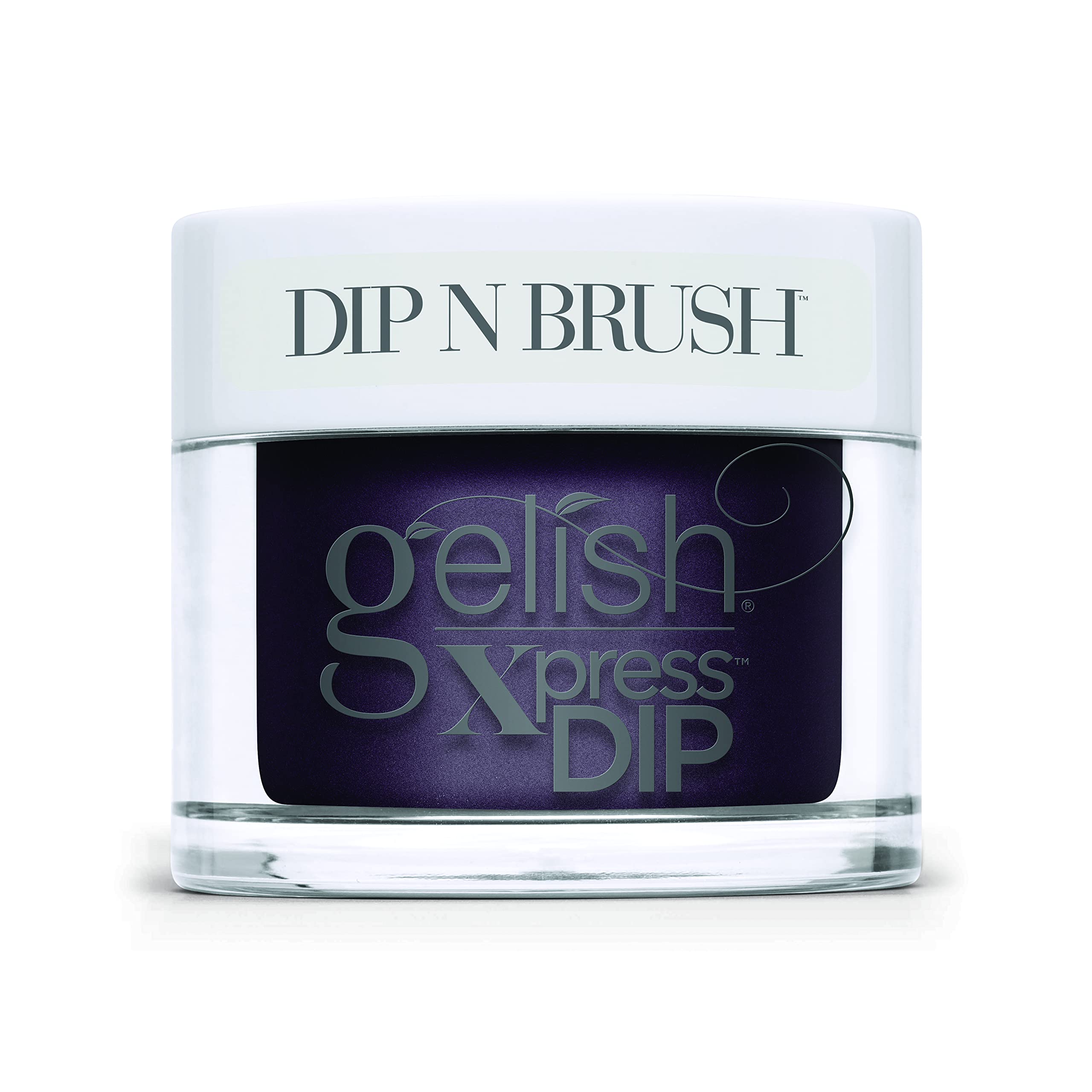 Gelish Fall Powder Dip Nail Collection: Plaid Reputation (Follow Suit) Black Nail Dip Powder, Black Nail Powder, Dip Powder Colors, 1.5 ounce