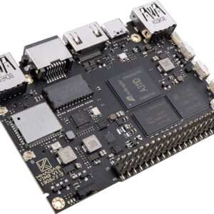 Khadas Single Board Computer, VIM3 Pro Amlogic A311D,Faster CPU,Neural Processing Unit for A.I.Switchable PCIe and USB 3.0,Dual Independent Displays,Dual Cameras (4+32GB)+OS08A10 8 megapixel HDR Camer