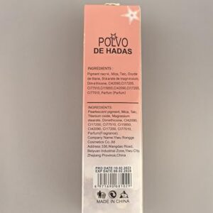 Polvo De Hadas Body Shimmer Glitter Highlighter Powder Makeup,High Gloss Sparkle for Face Body Hair,Create The Most Sparkly And Attractive Glitter Makeup - Pearl White