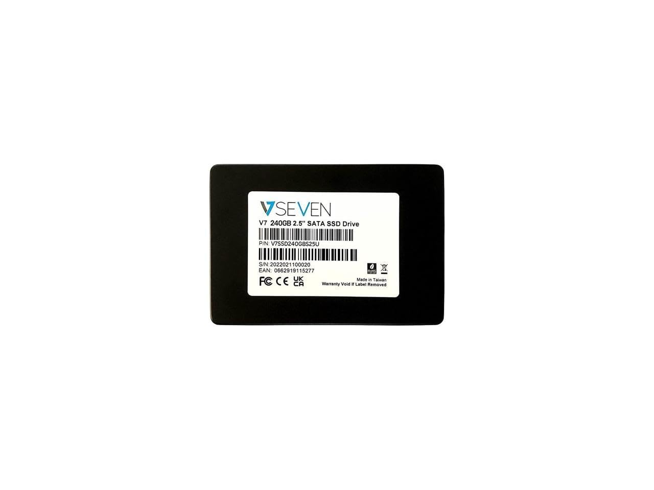 V7 V7SSD240GBS25U 240 GB Solid State Drive - 2.5" Internal - SATA (SATA/600) - TAA Compliant