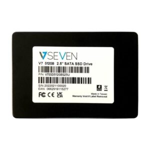 V7 V7SSD512GBS25U 512 GB Solid State Drive - 2.5" Internal - SATA (SATA/600) - TAA Compliant