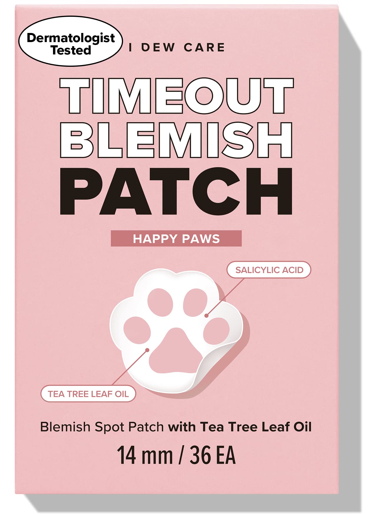 I DEW CARE Hydrocolloid Acne Pimple Patch - Timeout Blemish Chin & Chicks + Timeout Blemish Happy Paws Bundle