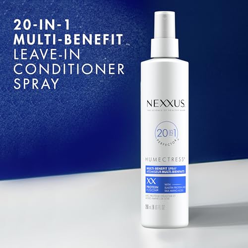 Nexxus Humectress Leave-In Conditioner Spray 20-in-1 Perfector for Dry Hair With Biotin & Hyaluronic Acid 9oz