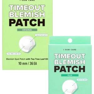 I DEW CARE Hydrocolloid Acne Pimple Patch - Timeout Blemish Original + Timeout Blemish Plus Bundle