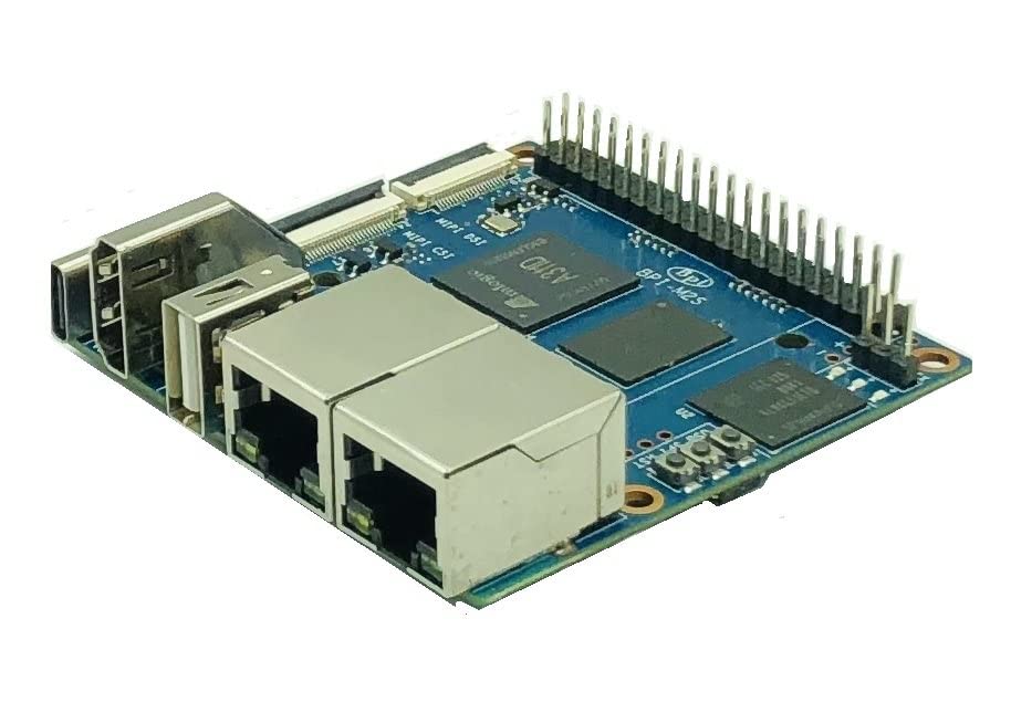 youyeetoo Banana pi BPI-M2S Single Board Computer - AI Computer Vision Applications - Dual GbE/HDMI 2.1/MIPI-CSI/MIPI-DIS - Support Android Linux, Adapt to BPI-RTL8822CS WiFi (A311D Version)