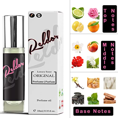 Reldor Perfumes for Women, Pharamon Perfume for Women, Roll On Travel Size Pheromone Perfume for Women Attract Formula Fragrances Oil, Feromonas para Atraer Hombres