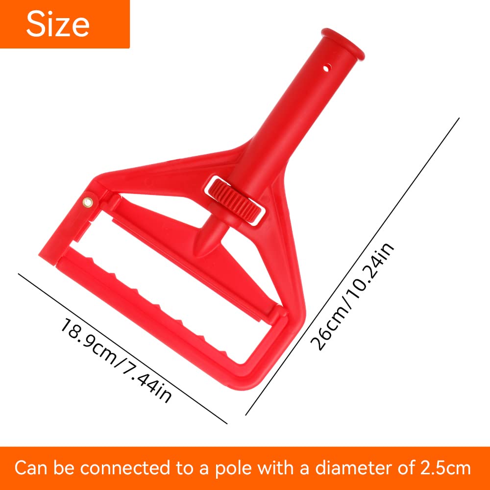 KLHB-YF Commercial Mop Clamps-Quick Change Head Mop Handle -Heavy Duty Mop Head Replacement Holder Change Mop Handle -Commercial Gripper Mop Wet Mop HandleKL-MSZJ-Hong