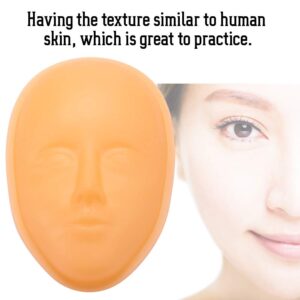 Tattoo Practice Skin Head 5D Eyebrow Eyebrow Practice Skin Silicone Practice Skin Tattoo Mannequin Training Head Face For Beginners[2#]