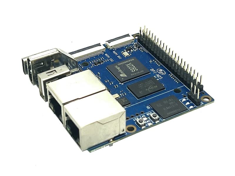 youyeetoo Banana pi BPI-M2S Single Board Computer - AI Computer Vision Applications - Dual GbE/HDMI 2.1/MIPI-CSI/MIPI-DIS - Support Android Linux, Adapt to BPI-RTL8822CS WiFi (A311D Version)