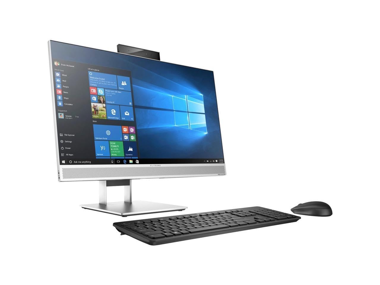 HP EliteOne 800 G4-AIO 23.8" FHD, Core i5-8500 3.0GHz, 16GB RAM, 512GB Solid State Drive,Wireless Mouse & Keyboard Windows 10 Pro 64Bit, CAM, (Renewed)