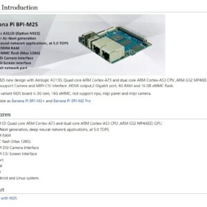 youyeetoo Banana pi BPI-M2S Single Board Computer - AI Computer Vision Applications - Dual GbE/HDMI 2.1/MIPI-CSI/MIPI-DIS - Support Android Linux, Adapt to BPI-RTL8822CS WiFi (A311D Version)