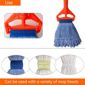 KLHB-YF Commercial Mop Clamps-Quick Change Head Mop Handle -Heavy Duty Mop Head Replacement Holder Change Mop Handle -Commercial Gripper Mop Wet Mop HandleKL-MSZJ-Hong