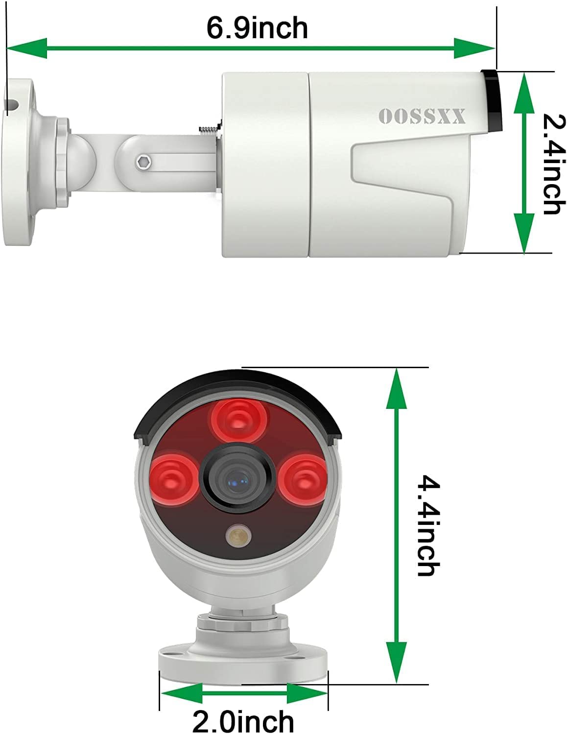 OOSSXX (Just for Old Wireless System Extend Camera) Outdoor Security 1080P Camera, IP67 Waterproof WiFi Camera, Wireless Surveillance Camera