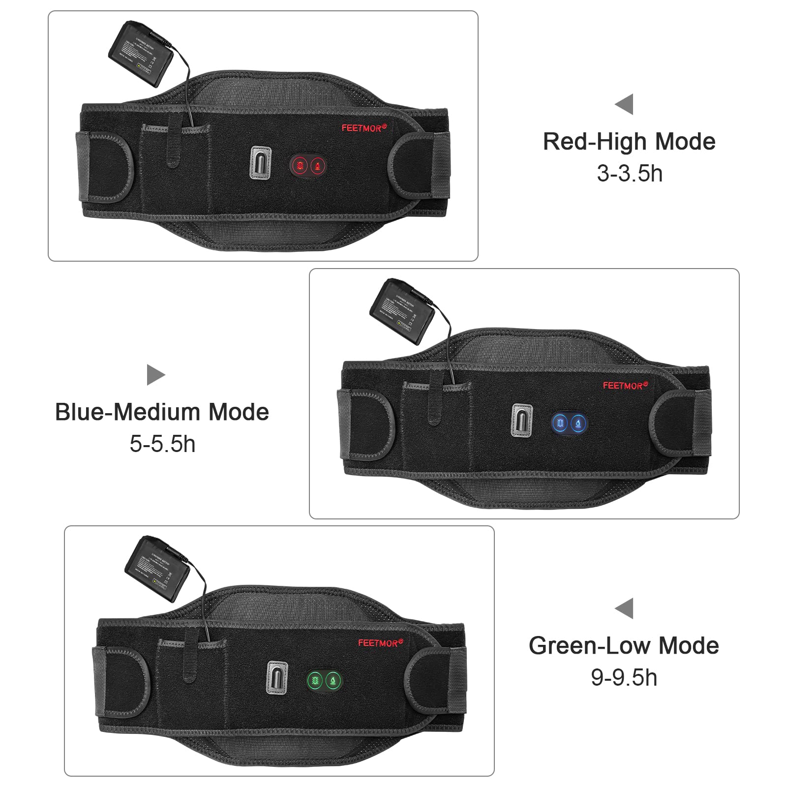 FEETMOR Rechargeable 7.4V 2200mAh/3000mAh Li-ion Battery (7.4V 3000mAh Battery(1 Pcs))