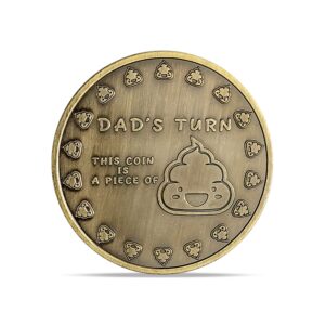 New Parent Decision Coin for Mom Dad Baby Pregnancy Gifts for First Time Mommy Daddy New Parents Gifts for Couples Double Sided Funny Decision Making Coin Christmas Birthday Present