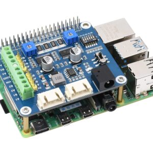 HRB8825 Stepper Motor HAT Board for Raspberry Pi Series Boards/Jetson Nano,Drives Two Stepper Motors Up to 1/32 Microstepping,Support 3D Printer, Sculpturing Machine, Mechanical Arm