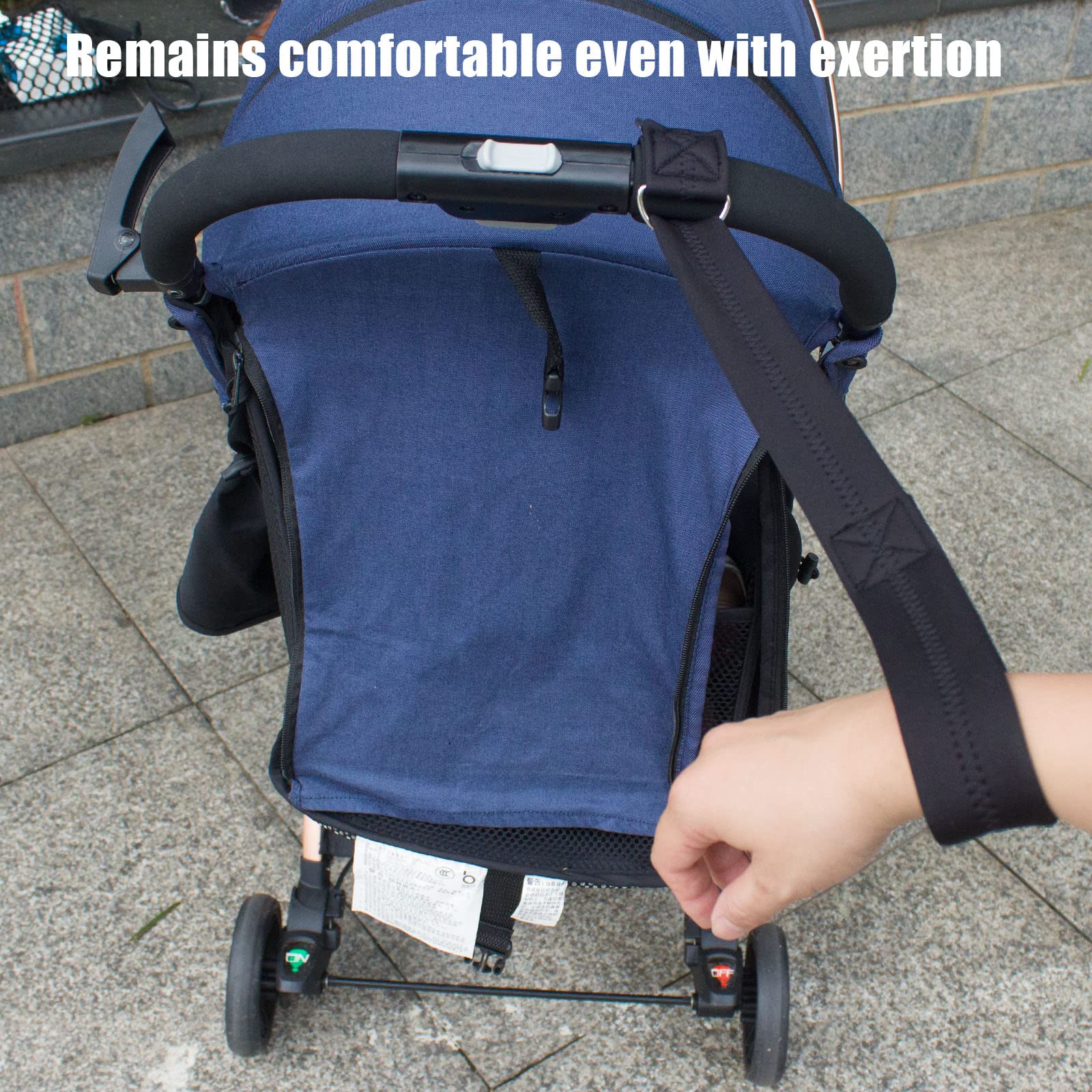 Baby Stroller Straps | Leash Hands Free Safety Wrist Strap for Pram Wheelchair Security, Leash Soft and Comfortable Fabric, Safety precautions for Strollers