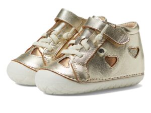 old soles baby girl's love-ly pave (infant/toddler) gold/glam gold/old gold eu 23 (us 7 toddler) m