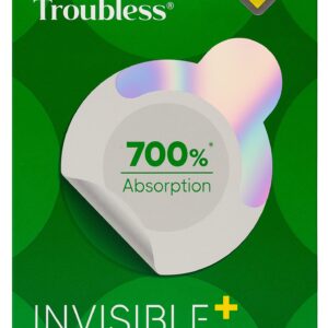 Troubless Invisible Pimple Spot Patch - 96 Ultra Thin Acne Patches - Easy Peel - 2 Sizes