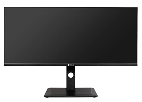 AG Neovo EM3401UQC 34-inch UWQHD 3440 x 1440p USB-C Monitor, IPS Panel, HDMI, DisplayPort and Speakers, Ergonomic Pivot, Swivel and Height Adjustable Stand, HDR400, 75Hz