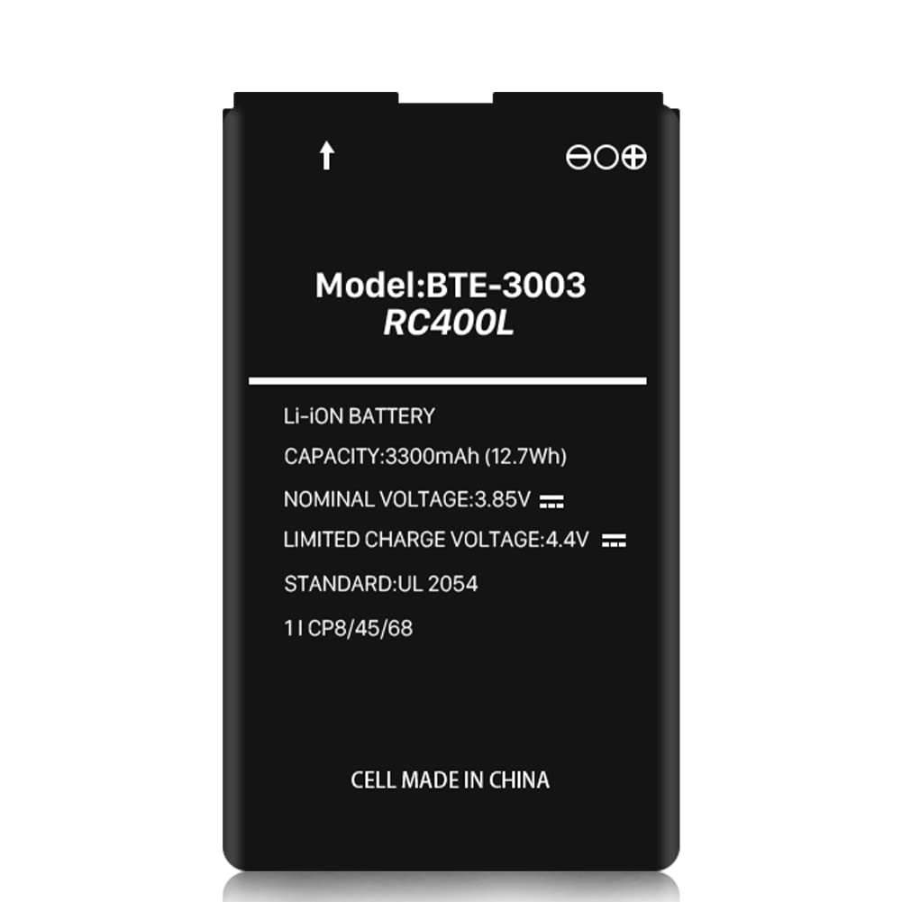 SHENMZ BTE-3003 Battery, (Upgraded) 3300mAh High Capacity Replacement Battery for Verizon Orbic Speed Mobile Hotspot RC400L BTE-3003