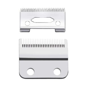 vrmeta new upgrade professional hair clippers replacement blades for wahl clippers wahl 5-star senior magic clip compatible with 8148, 8504, 1919, 2241, 2240, 8591 (silver)