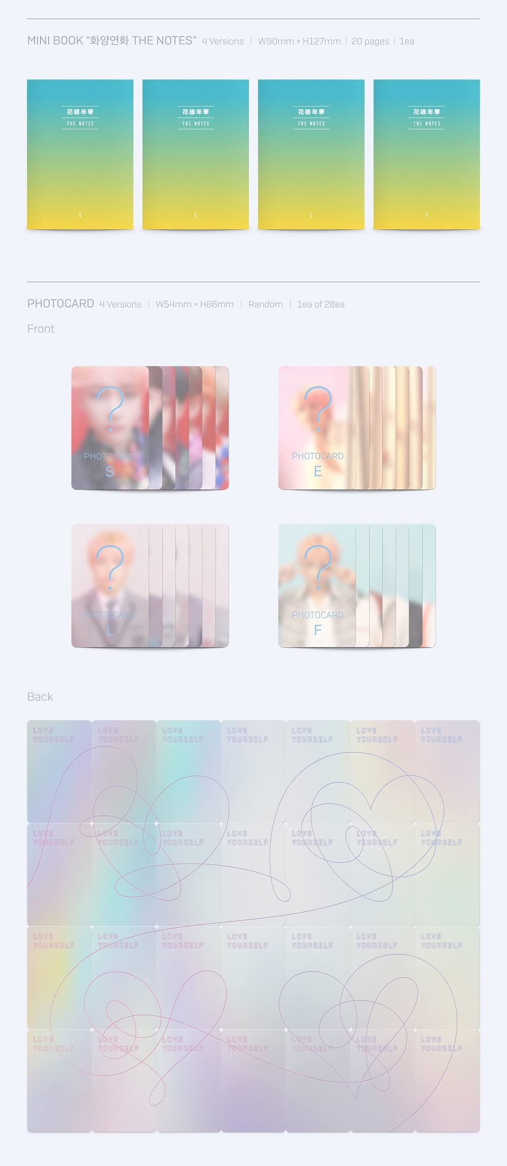 BTS - LOVE YOURSELF 結 ANSWER (2CD) CD+Folded Poster [ S+E+L+F ver. SET ver. ]