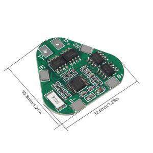 Alinan 6pcs 3S 8A 12V 18650 Lithium Battery Protection Board 10.8V 11.1V 12.6V BMS PCM PCB Overcharge Over-Discharge Protection Module for 3 Li-ion Cell Pack