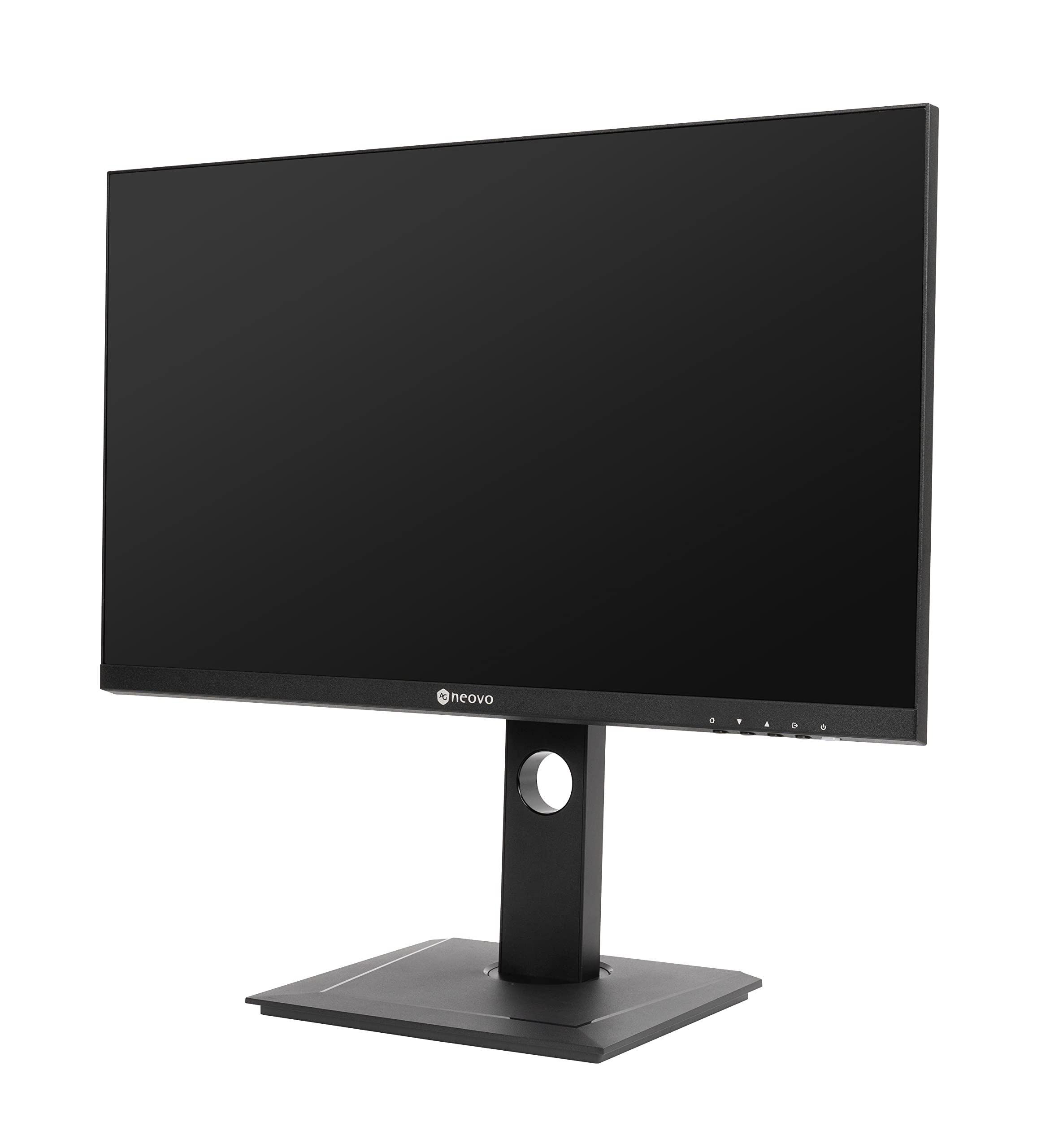 AG Neovo EM2701QC 27 Inch Monitor 1440p, Height Adjustable, USB-C with 60W Power Delivery, DisplayPort HDMI, Tilt Pivot Swivel Stand, 100% sRGB, ΔE < 2, IPS