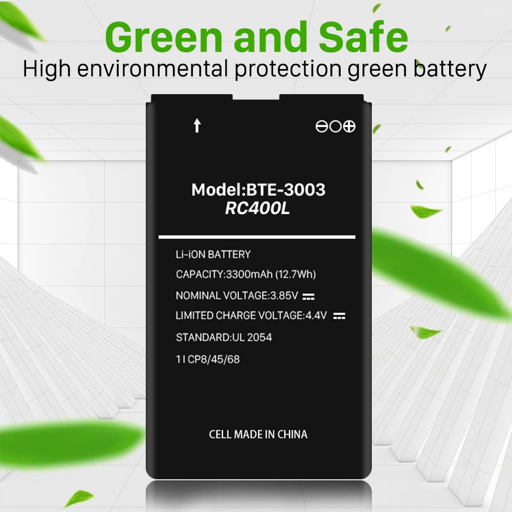 SHENMZ BTE-3003 Battery, (Upgraded) 3300mAh High Capacity Replacement Battery for Verizon Orbic Speed Mobile Hotspot RC400L BTE-3003