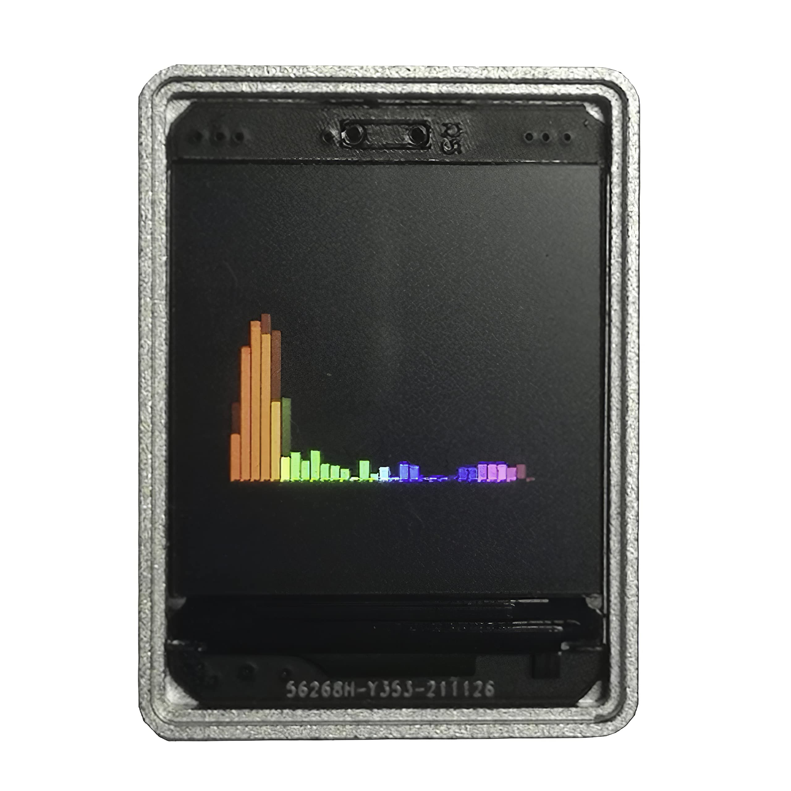 Vastarry Mini 1.3" LCD Stereo Voice Control Music Spectrum Amplifier Audio Level Indicator Rhythm Analyzer Rhythm Light VU Meter