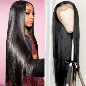 llddqqenn real glueless wigs human hair pre plucked 13x4 hd lace front wigs for black women human hair