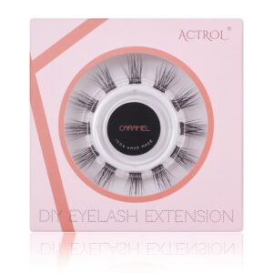 diy lash extension individual clusters volume eyelash pack home salon