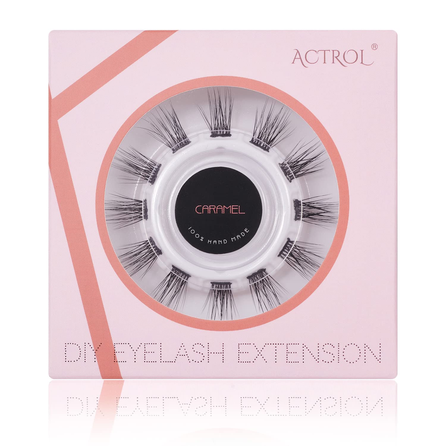 DIY Lash Extension Individual Clusters Volume Eyelash Pack Home Salon