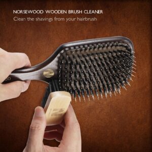 Premier 100% Boar Bristle NORSEWOOD Hair Brush Set. for Long Short Thick Thin Curly Straight Wavy Dry Hair for Men Women Kids, hair detangler