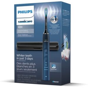 PHILIPS Sonicare 9000 Special Edition Rechargeable Toothbrush, Blue/Black, HX9911/92