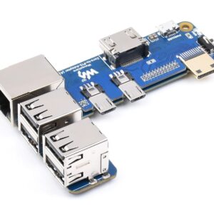 waveshare Pi Zero to Raspberry Pi 3B/B+ Adapter,Based on Raspberry Pi Zero to Reproduce The Original Appearance of The 3B Series,Alternative Solution for Raspberry Pi 3 Model B/B+