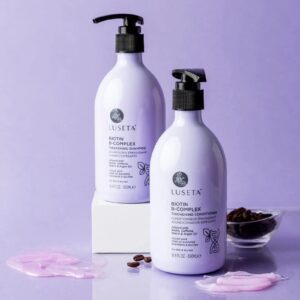 Biotin B-Complex Shampoo & Conditioner Set with Hair Oil