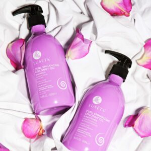 Luseta Curl Shampoo and Conditioner & Leave in Conditioner & Hair Oil, l Define Curl & Restore Bounce Anti-frizzing and Smoothing for Curly Hair Type