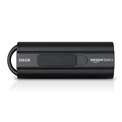 Amazon Basics - 256GB Ultra Fast USB 3.1 High Capacity Flash Drive for Fast Data Transfer and Storage, Black