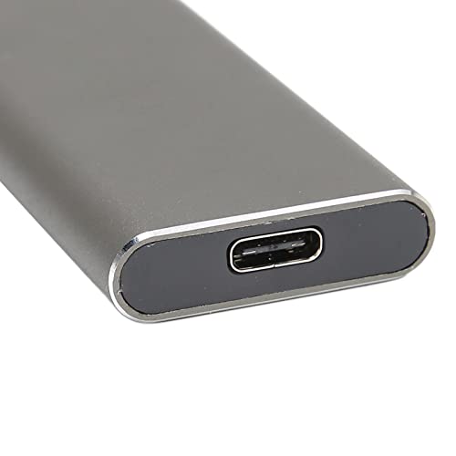 NVMe Enclosure, Plug and Play TypeC Interface Aluminum Alloy USB C 3.1 Gen2 NVMe SSD Computer Data Case for PC