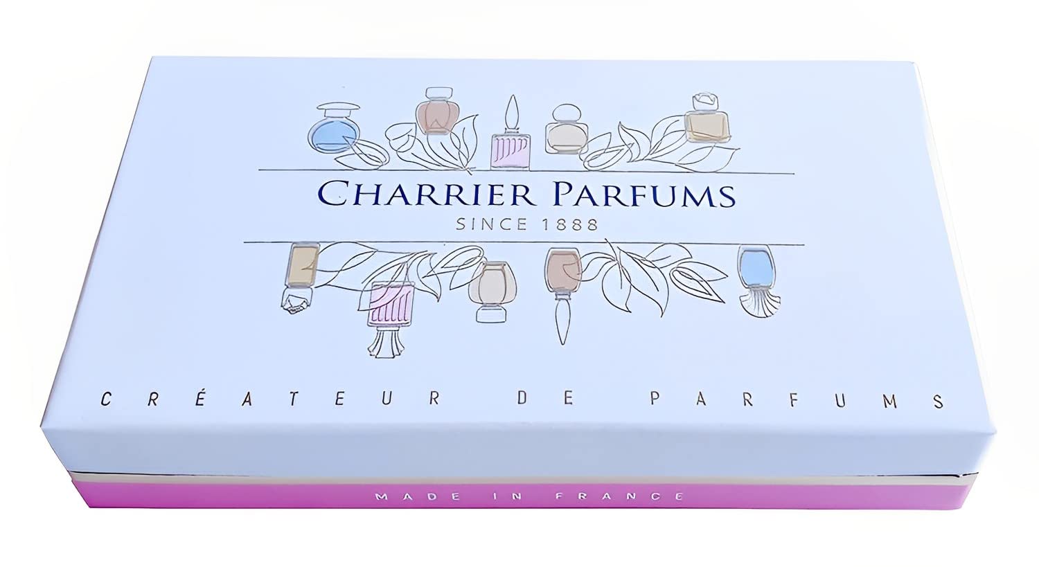 Charrier Parfums - 10 Eaux de Parfum Gift Box - 'Collection Précieuse' - 58.8 ml - Made in Provence, France